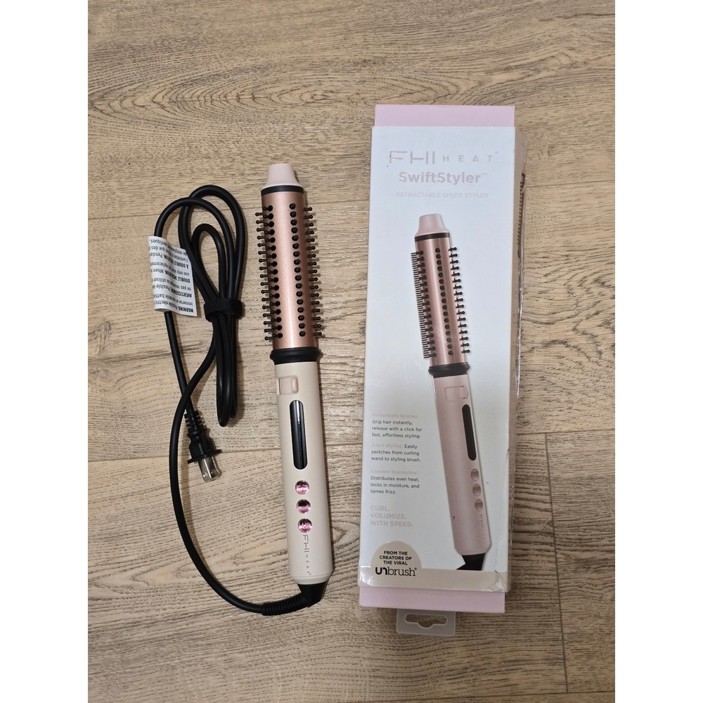 FHI Heat SwiftStyler Retractable Speed Styler 1.25" Pink Rose Gold